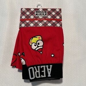 Hello Kitty Boxers Mens Medium Red Aeropostale